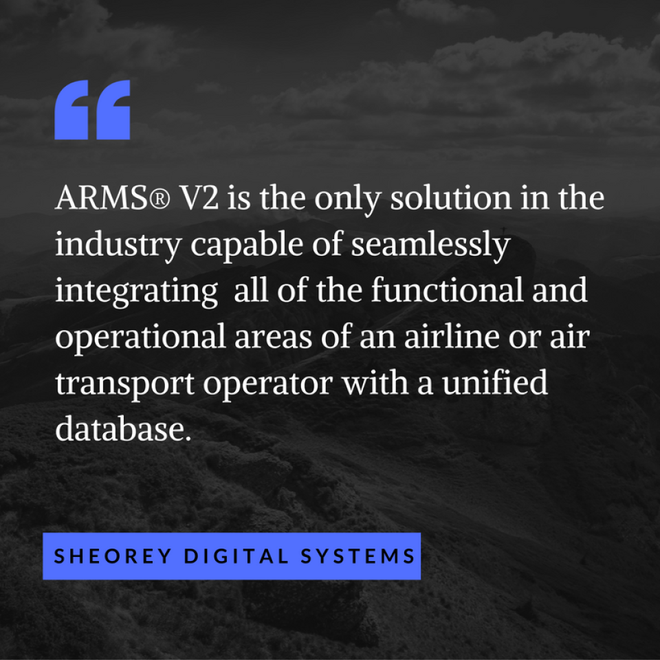 screenshot of ARMS SDS